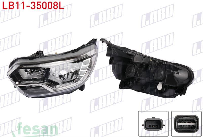 LB11-35008L FAR RENAULT EXPRESS 2021> SOL MOTORLU LEDLİ
