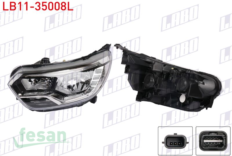LB11-35008L FAR RENAULT EXPRESS 2021> SOL LEDLİ MOTORLU