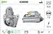 VALEO 438090 12V M MOTORU MOVANO VİVANO PRİMASTAR İNTERSTAR MEGANE II MASTER II 11DİŞ 1.9KW STR 3450