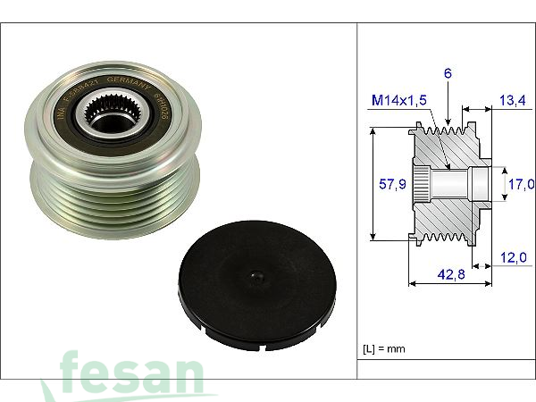 535024010 ŞARJ KASNAK RULMANLI TOYOTA COROLLA AURIS YARIS VERSO