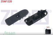 ZSW1220 ANAHTAR CAM İND/KAL PEUGEOT 308 SAG 4F SİYAH 2007-2013