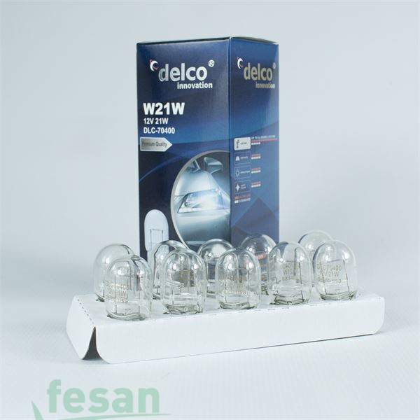 DLC-70400 12V AMPÜL T20 21WATT BÜYÜK DİPSİZ W3X16D