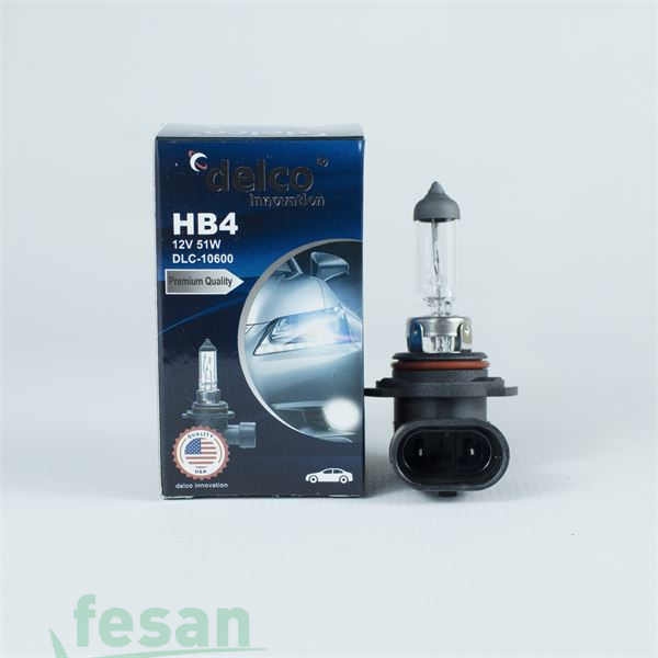 DLC-10600 12V AMPÜL HB4 9006 51WATT PİPO SOKET P22D