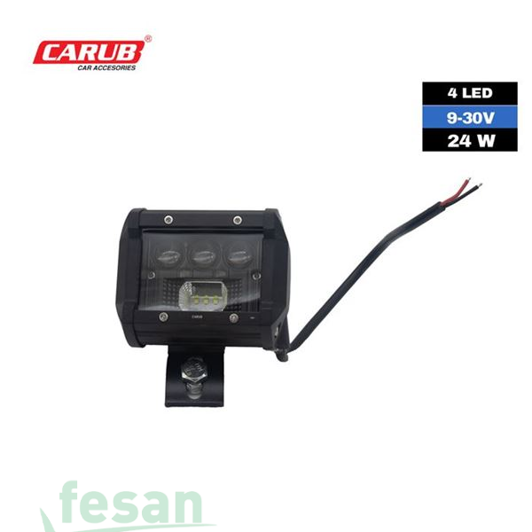 4203330 9-30V OFF ROAD PROJEKTÖR 9.5X8 4LED 24W MERCEKLİ