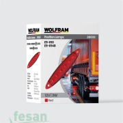 WOLFRAM 39032 12V YAN POZİSYON LAMBA 6LED 3W KIRMIZI E BELGELİ