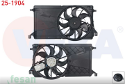 25-1904 12V FAN MOTORU FORD FOCUS II SU+KLİMA UCTA MOTORLU 1.6TDCİ DOCH 2004-2011 BEYİNLİ