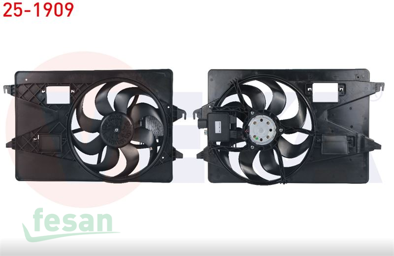 25-1909 12V FAN MOTORU FORD MONDEO III 2000 TDİ 2000-2007 KLİMALI TEKLI