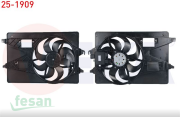 25-1909 12V FAN MOTORU FORD MONDEO III 2000 TDİ 2000-2007 KLİMALI TEKLI