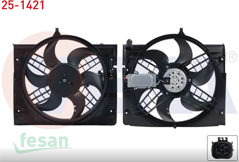 24-1421 12V FAN MOTORU BMW 3 SERİ E46 320D 1998-2005