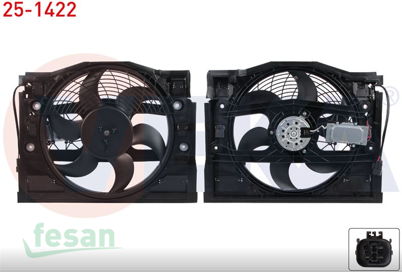 25-1422 12V FAN MOTORU BMW 3 E46 320İ 328İ 2000-2005