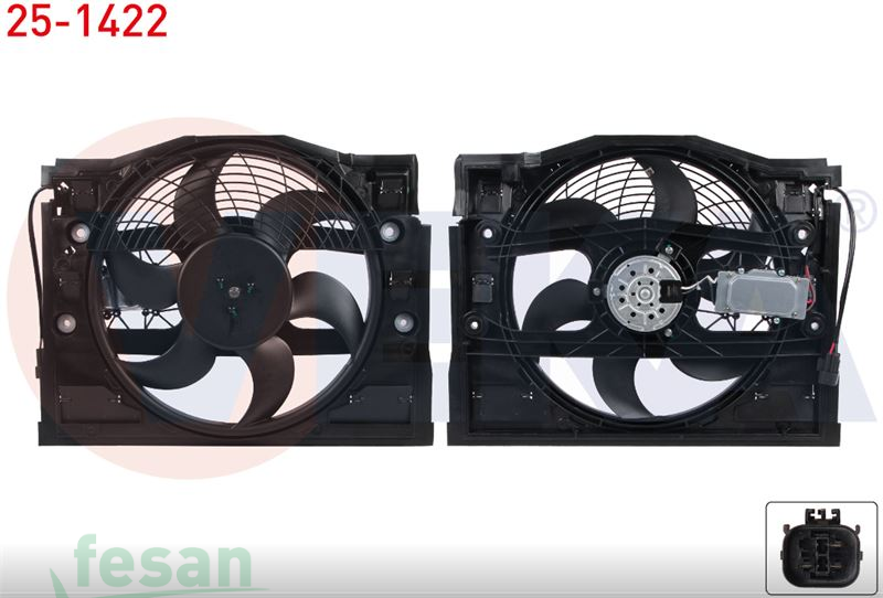 25-1422 12V FAN MOTORU BMW 3 E46 320İ 328İ 2000-2005