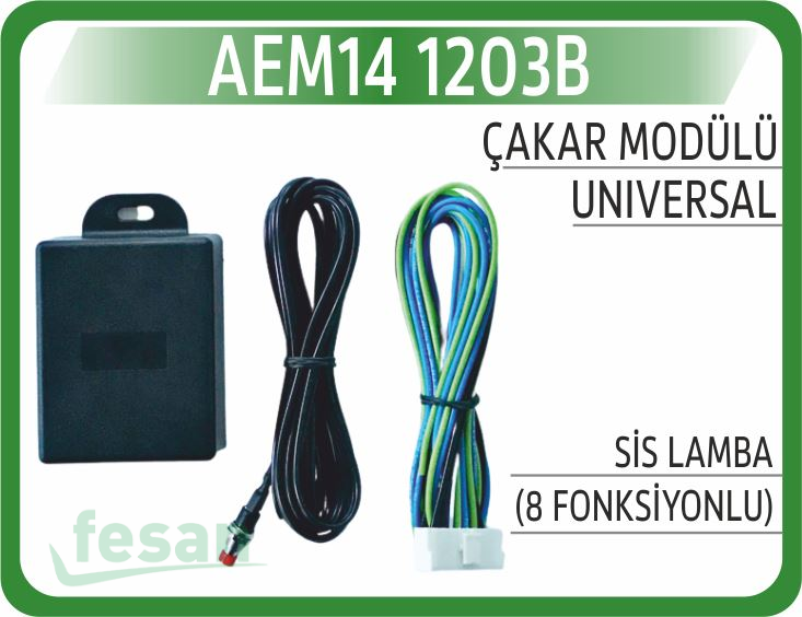 14 1203B MODÜL ÇAKAR SİS LAMBA 8 FONKSİYONLU