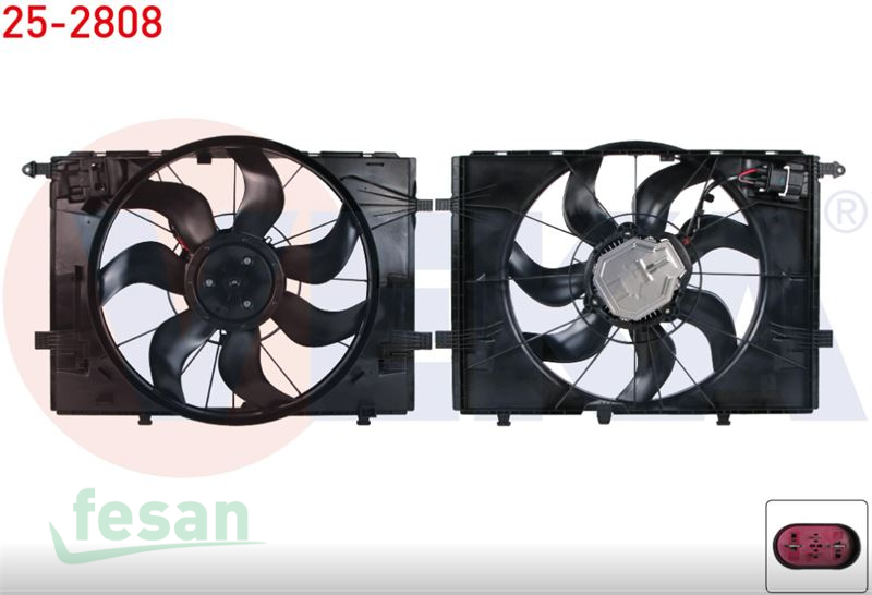 25-2808 12V FAN MOTORU MERCEDES C SERİ W205 C180 C200 C200D C200 D BLUE TECH C250 CGİ 2014 ESERİ W213 E180 E200 E200D E250 2016>