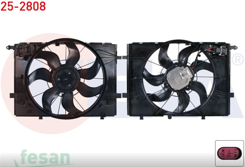 25-2808 12V FAN MOTORU MERCEDES C SERİ W205 C180 C200 C200D C200 D BLUE TECH C250 CGİ 2014 ESERİ W213 E180 E200 E200D E250 2016>