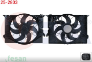 25-2803 12V FAN MOTORU MERCEDES S SERİ 600W W221 S320 CDİ S320 S500 S600 2005-2013