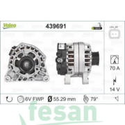 VALEO 439691 12V ŞARJ DİNAMOSU TEPEE BERLİNGO 70AHM