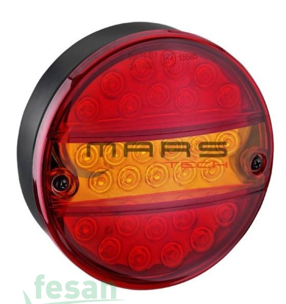 MARS 720101 24V STOP LAMBASI UNİVERSAL LEDLİ SİNYALİ SARI CAMLI