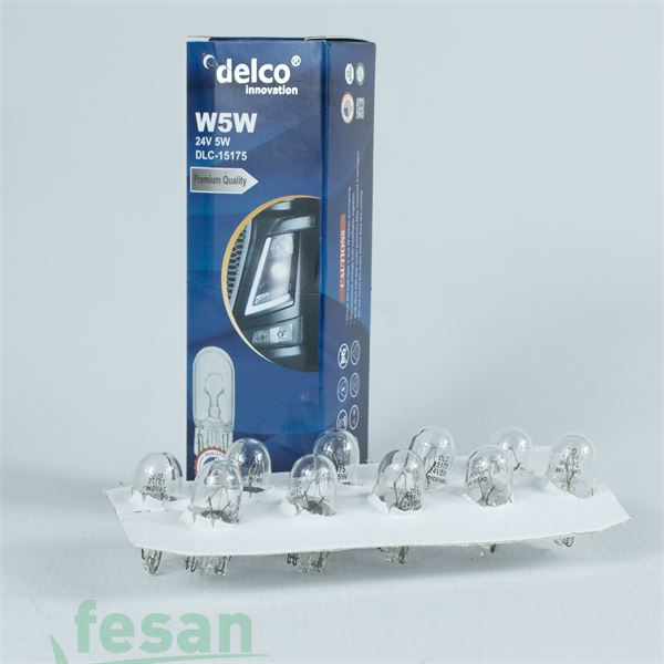 DLC-15175 24V AMPÜL T10 5WATT BÜYÜK DİPSİZ