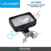 LR3324 24V ÇALIŞMA LAMBASI SİS  DİKDÖRTGEN BUZ CAM