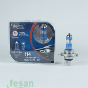 DLC-10175 12V AMPÜL H4 60-55WATT 43T   150. SÜPER VISION TIRNAKLI BEYAZ IŞIK