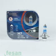DLC-10300 12V AMPÜL H7 55WATT   150. SÜPER VISION BEYAZ IŞIK