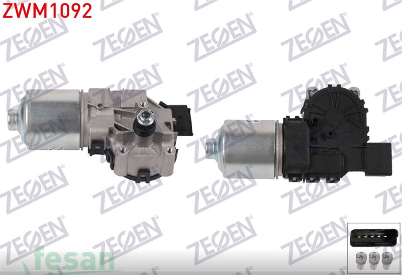 ZWM1092 12V SİLGİ MOTORU PEUGEOT 207 2006-2015 ÖN