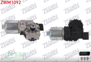 ZWM1092 12V SİLGİ MOTORU PEUGEOT 207 2006-2015 ÖN