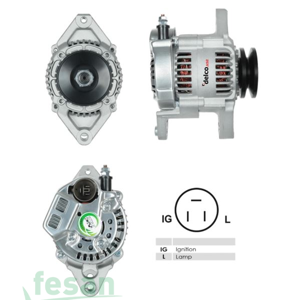N.DENSO DLA958 12V ALTERNATÖR SUZUKI SWIFT 1.3 MOTOR 55AHM DÜZ KASNAK TOYOTA FORKLIFT KUBOTA 3FİŞ