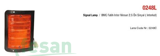 0248L ÖN SİNYAL LAMBASI KANALLI FATİH SAG-SOL 107401