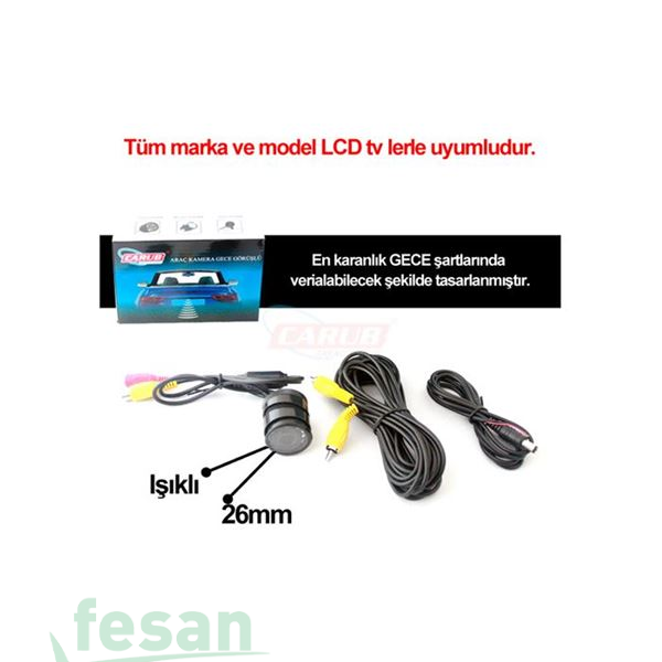 0017007 12V KAMERA GECE GÖRÜŞ 26MM IŞIKLI