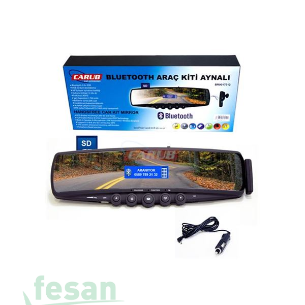 0017012 KAMERA İÇ AYNA BLUETOOTH BAĞLANTILI