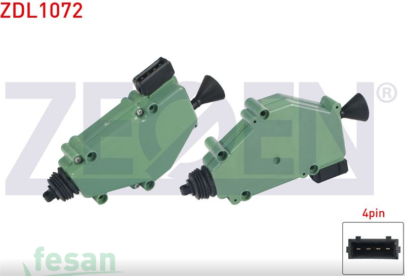 ZDL1072 MERKEZİ KİLİT MOTORU VW TRANSPORTERT4 ÖN 1997> YEŞİL