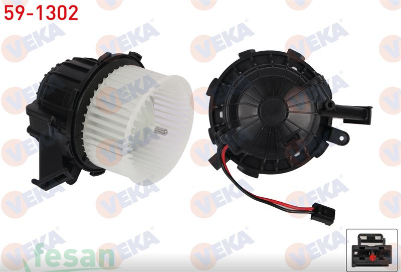 59-1302 12V KALORİFER MOTORU AUDİ A4 2007-2015 A5 2007-2017 Q5 2008-2017