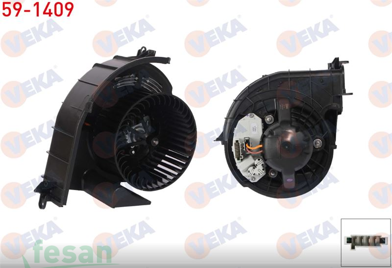 59-1409 12V KALORİFER MOTORU BMW X5 E70 2007-2012 X6 E71 2008-2014