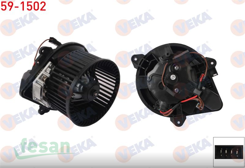 59-1502 12V KALORİFER MOTORU CİTROEN XSARA 1997-2005