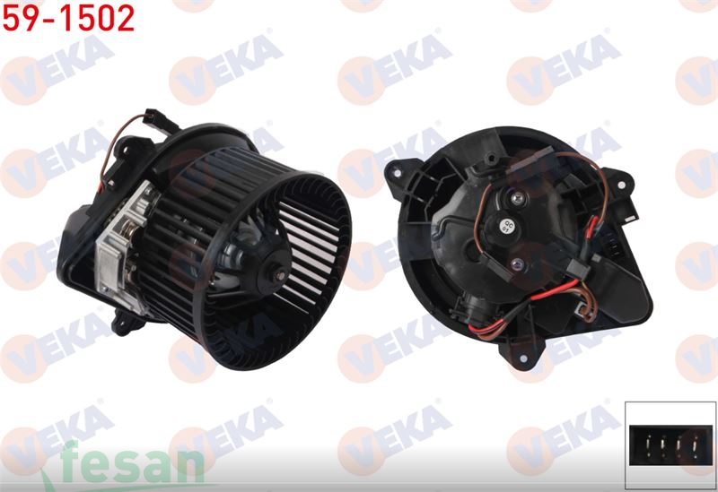 59-1502 12V KALORİFER MOTORU CİTROEN XSARA 1997-2005