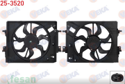 25-3520 12V FAN MOTORU RENAULT CLİO V 1.0 2020> DAVLUMBAZLI TEK FANLI