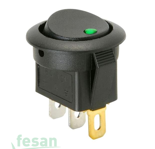 11022 ANAHTAR YUVARLAK YEŞİL NOKTA IŞIK