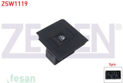 ZSW1119 ANAHTAR CAM İND/KAL FİAT UNO 70 R 5F SİYAH 1994-2000