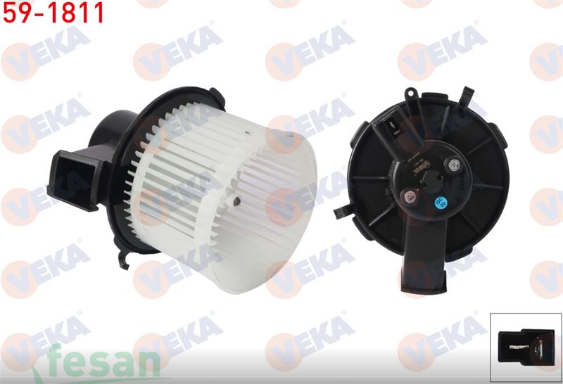 59-1811 12V KALORİFER MOTORU FİAT 500C 1.3 MULTİJET 2009> PANDA 2003-2012 FORD KA 2008-2016