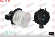 59-1811 12V KALORİFER MOTORU FİAT 500C 1.3 MULTİJET 2009> PANDA 2003-2012 FORD KA 2008-2016
