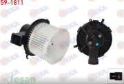 59-1811 12V KALORİFER MOTORU FİAT 500C 1.3 MULTİJET 2009> PANDA 2003-2012 FORD KA 2008-2016