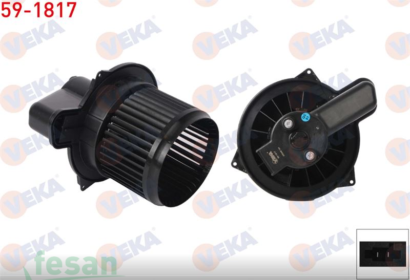 59-1817 12V KALORİFER MOTORU FİAT 500 2012> 168W PANDA 2012>