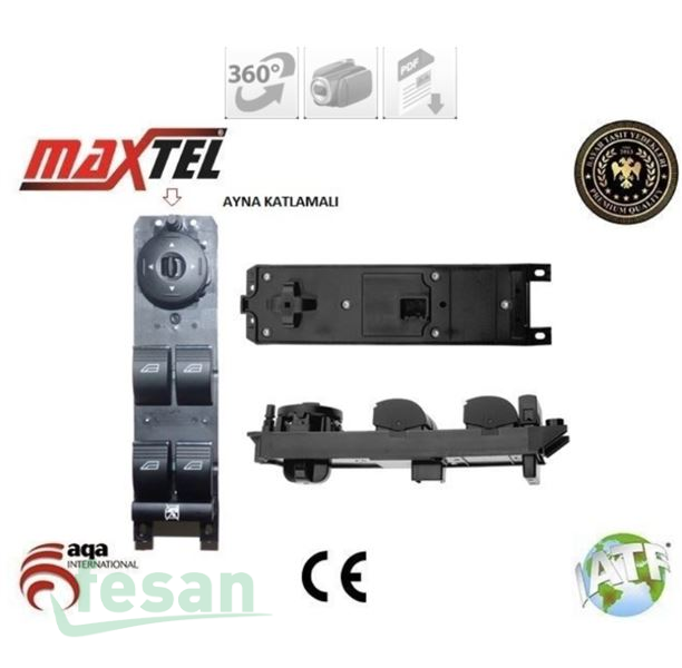 18202015 ANAHTAR CAM İND/KAL FORD FOCUS FİESTA CMAX KUGA L 3F KATLANIR