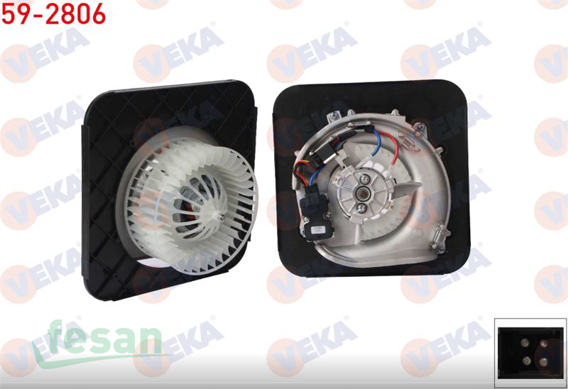 59-2806 12V KALORİFER MOTORU MERCEDES S SERİ W140 1991-1998