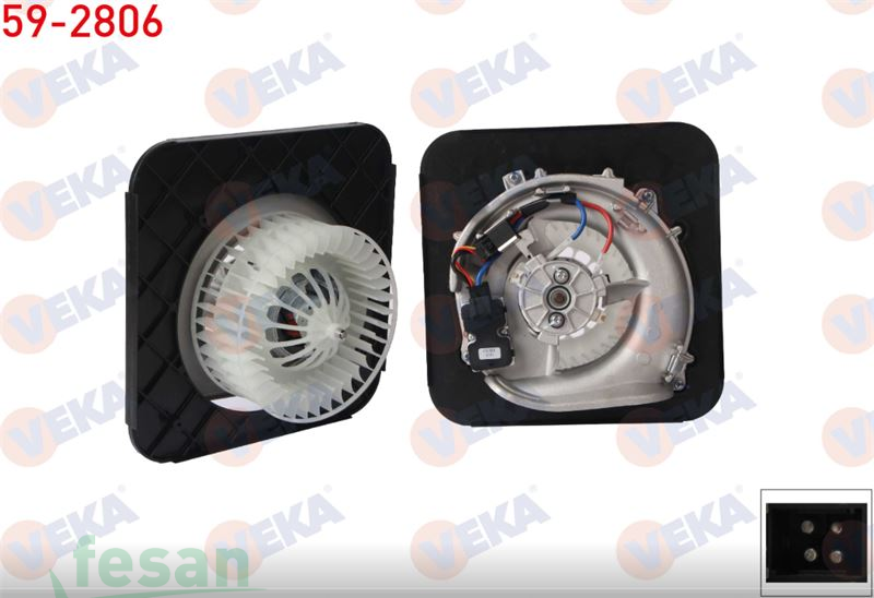 59-2806 12V KALORİFER MOTORU MERCEDES S SERİ W140 1991-1998