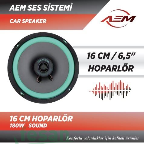 19 1616 HOPARLÖR 16CM 6.5 İNÇ KAPAKSIZ