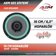 19 1616 HOPARLÖR 16CM 6.5 İNÇ KAPAKSIZ