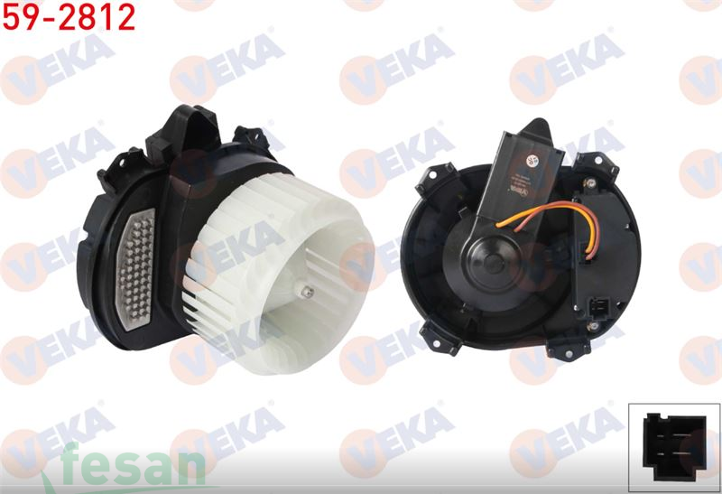 59-2812 12V KALORİFER MOTORU MERCEDES A SERİ W176 2012-2018 B SERİ W246 2011-2018