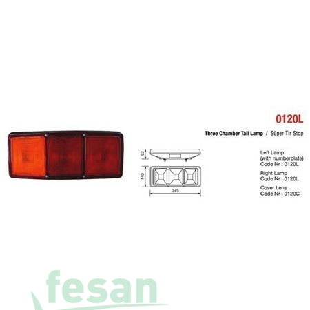 0120C STOP CAMI 3LÜ SÜPER TIR GV